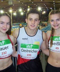 Top-Leistungen der Weinheimer Athleten beim Karlsruher Indoor-Meeting