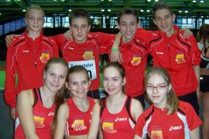 Unsere erfolgreichen Starterinnen und Starter bei den badischen Hallenmeisterschaften