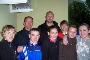 Unsere TSG-Athleten trafen im Trainingslager den zukünftigen Olympiasieger