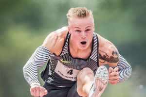 Gregor Traber in Aktion bei der B&S Kurpfalz Gala 2016 (Foto: Simon Hofmann)