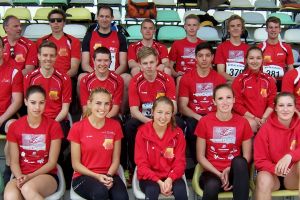 Gruppenfoto der erfolgreichen TSG-Mannschaften beim Badischen Mannschaftsfinale in Karlsruhe