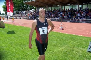 Tobias Unger bei der Cosinus Kurpfalz Gala 2012 im Weinheimer Sepp-Herberger-Stadion