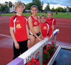 Bei den Baden-Württembergischen Hindernis-Meisterschaften in Pliezhausen