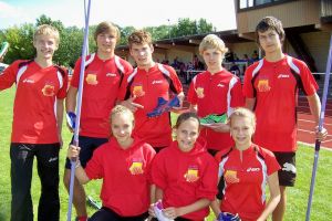 Unsere erfolgreichen Schüler freuen sich über insgesamt 12 Medaillen bei den Badischen Schülermeisterschaften