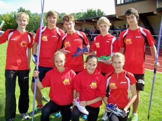 Unsere erfolgreichen Schüler freuen sich über insgesamt 12 Medaillen bei den Badischen Schülermeisterschaften