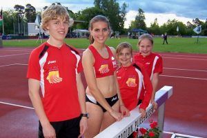 Bei den Baden-Württembergischen Hindernis-Meisterschaften in Pliezhausen