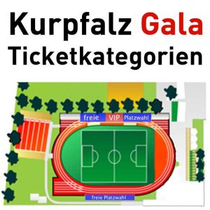 Rot: VIP-Bereich mit Catering ; Blau: Standard-Sitzplätze