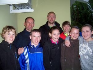 Unsere TSG-Athleten trafen im Trainingslager den zukünftigen Olympiasieger