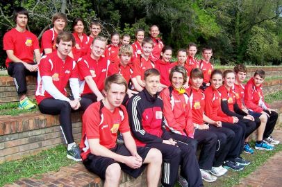 Unsere mitgereisten Athletinnen und Athleten im Trainingslager in Tirrenia 2012