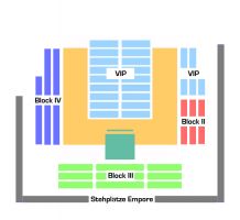 Hallenplan der Hochsprung Gala