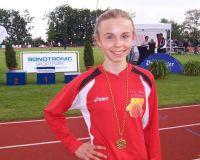 Die Bronzemedaillengewinnerin konnte sich neben dem dritten Platz auch über eine neue persönliche Bestleistung freuen