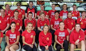 Gruppenfoto der erfolgreichen TSG-Mannschaften beim Badischen Mannschaftsfinale in Karlsruhe