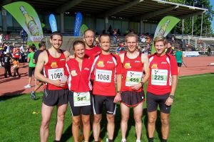 Das TSG-Laufteam "Exotenwald" beim Herbstlauf 2012