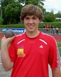 Christopher Koch freut sich über seine beiden Silbermedaillen