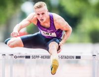 Gregor Traber sprintete zum Hürdensieg - die Norm hatte er bereits zuvor andernorts abgehakt
